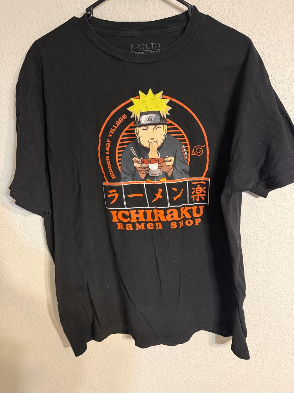 Naruto Ichiraku Ramen Shop Graphic Tee - Black